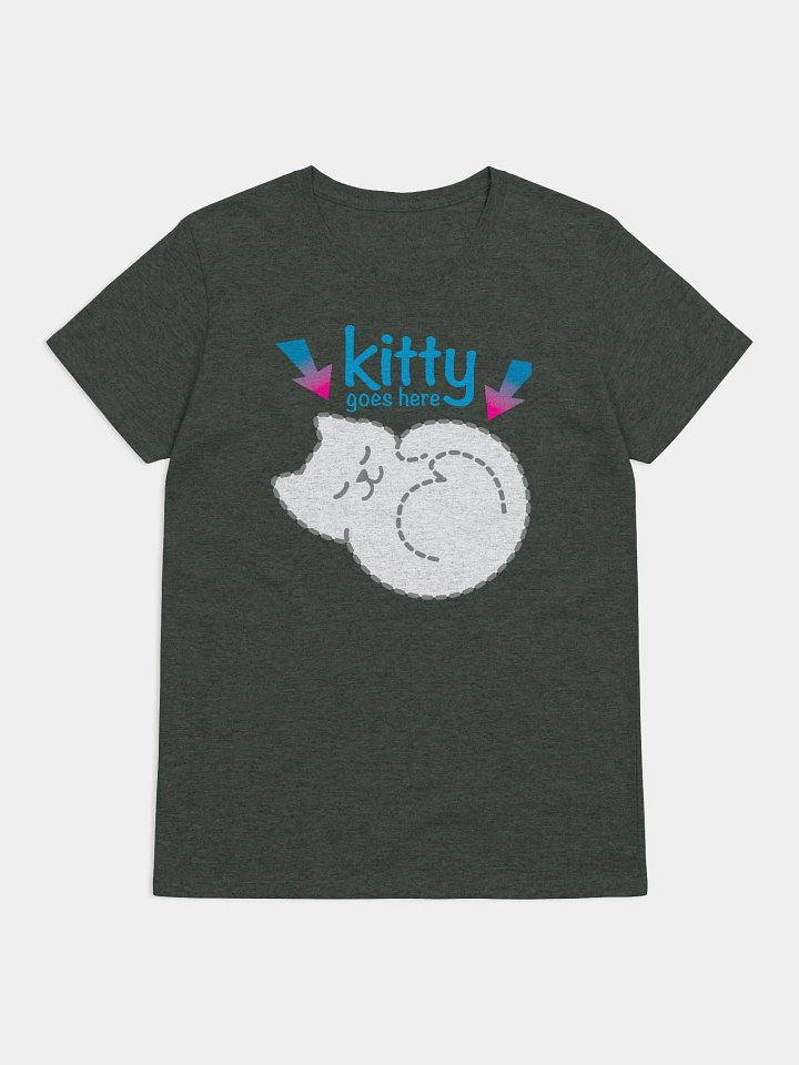 KITTY goes HERE! • women's heavy cotton t-shirt by Gildan product image (1)