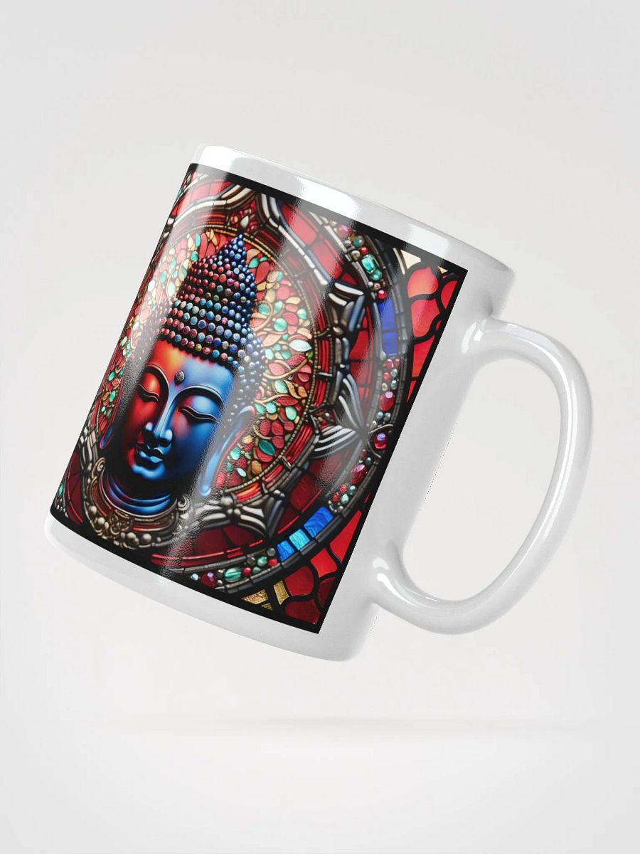 #002 Yin Yang Buddha Stained Glass Mug product image (6)