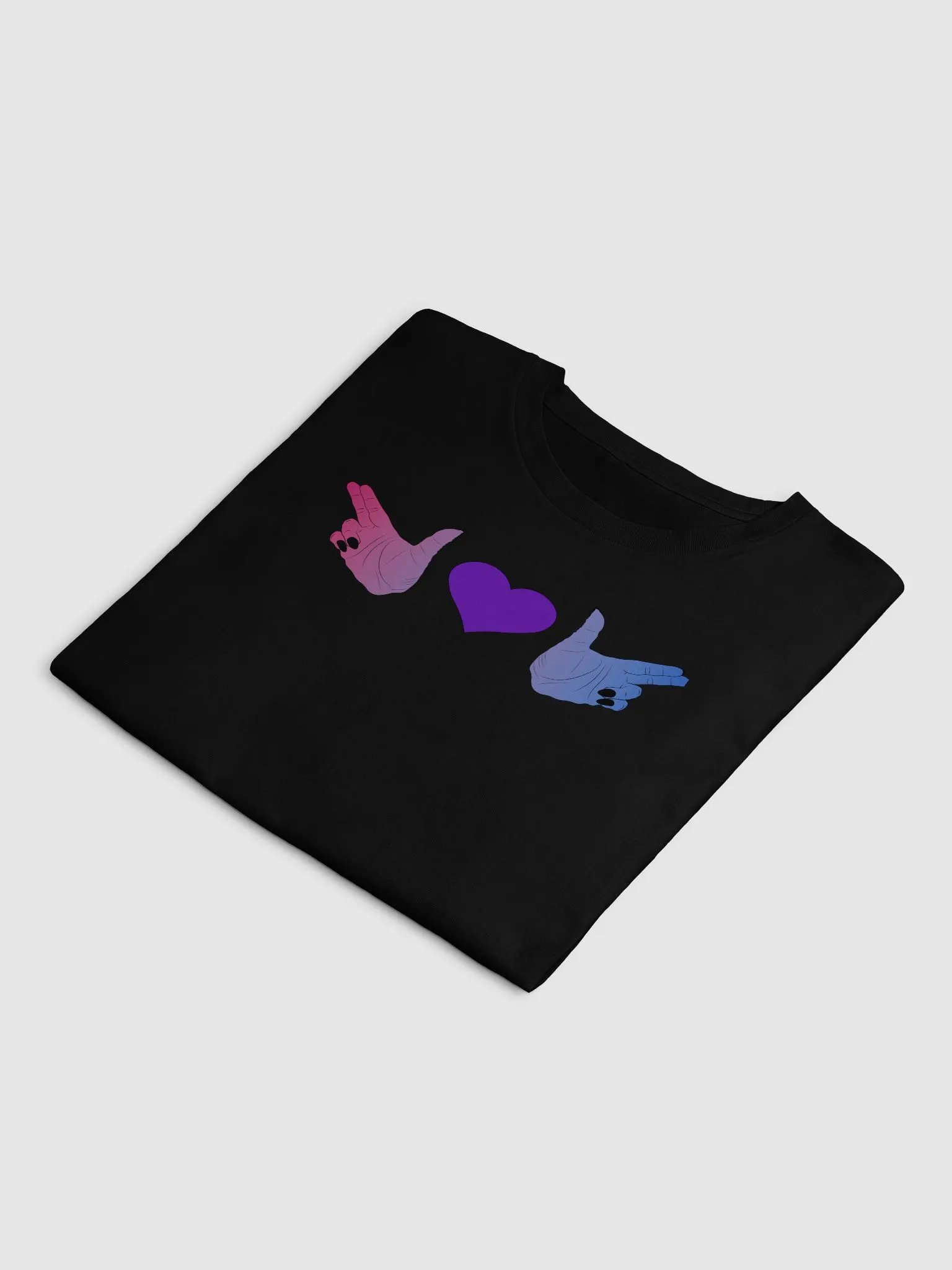 Finger Guns (bi flag) Crop Top product image (26)