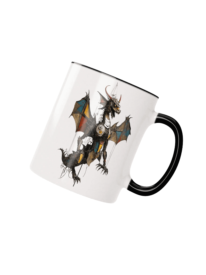 Mechanical Dragon Steampunk Ceramic Mug product image (23)
