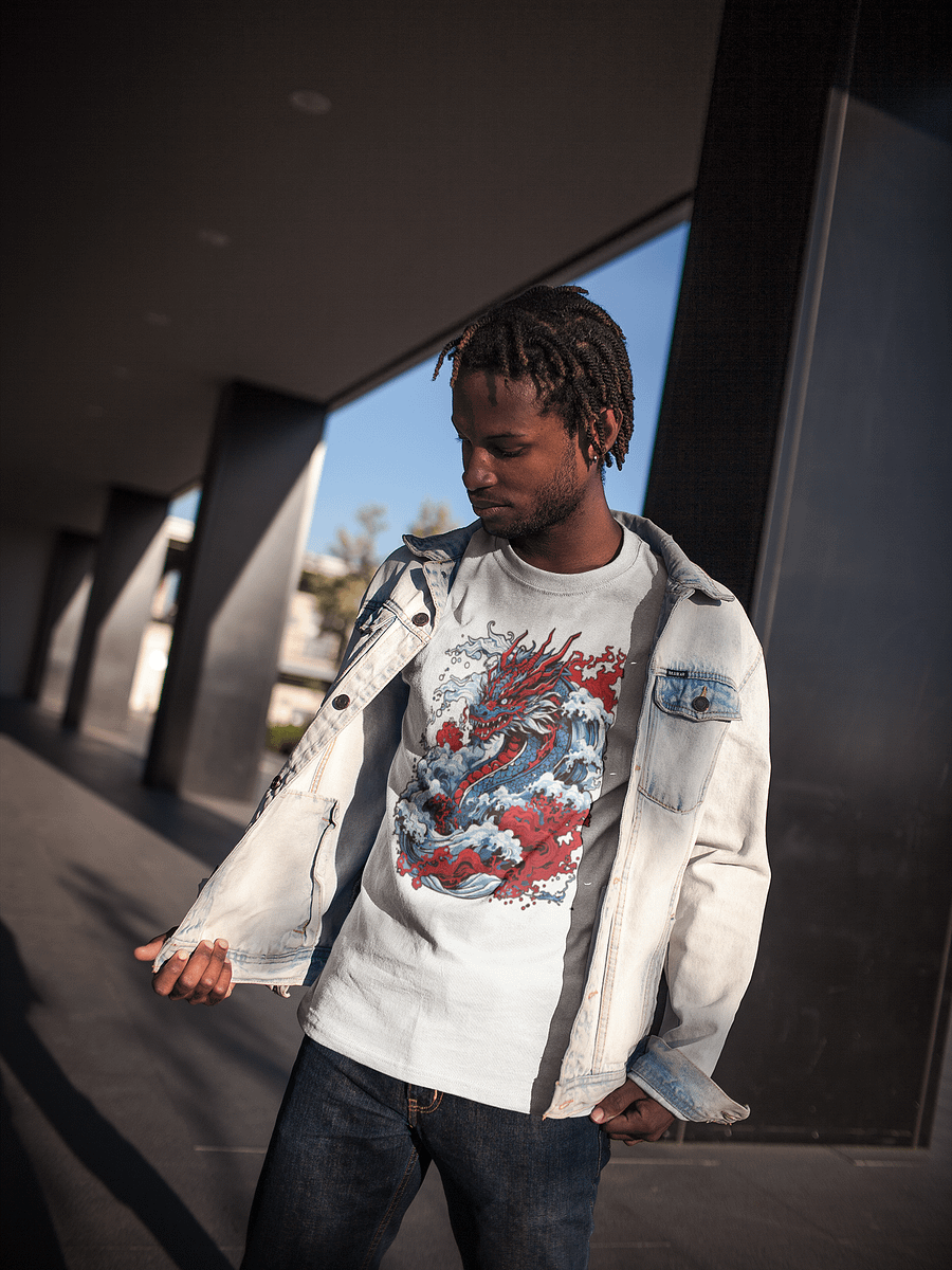 Windfire Dragon Oversized Tee product image (23)