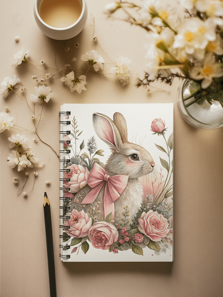 Rabbit Dreams Spiral Notebook product image (1)