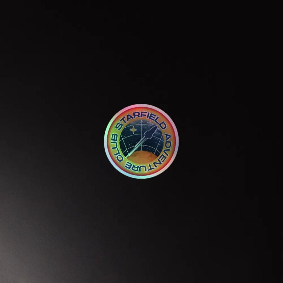 Starfield Adventure Club - Holographic Sticker product image (2)