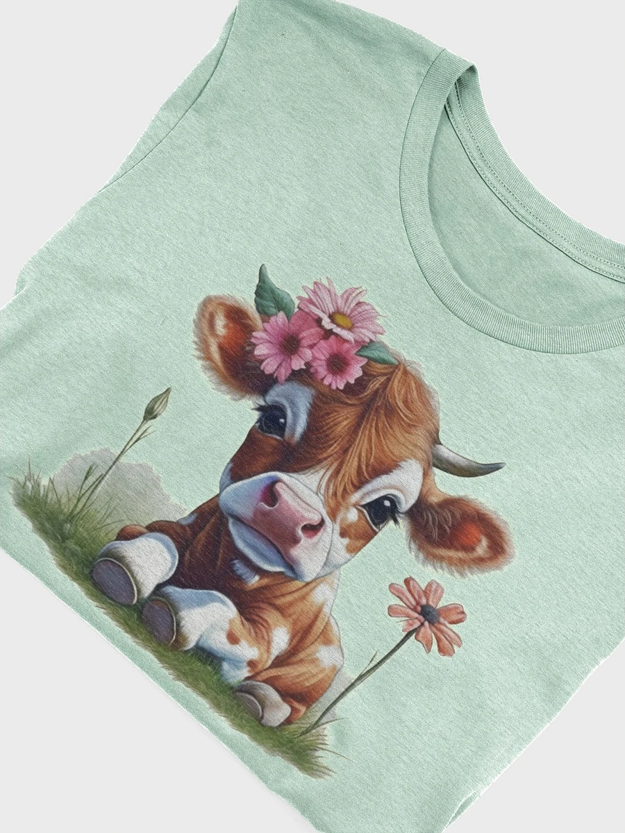 Adorable cute cow with flowers product image (5)
