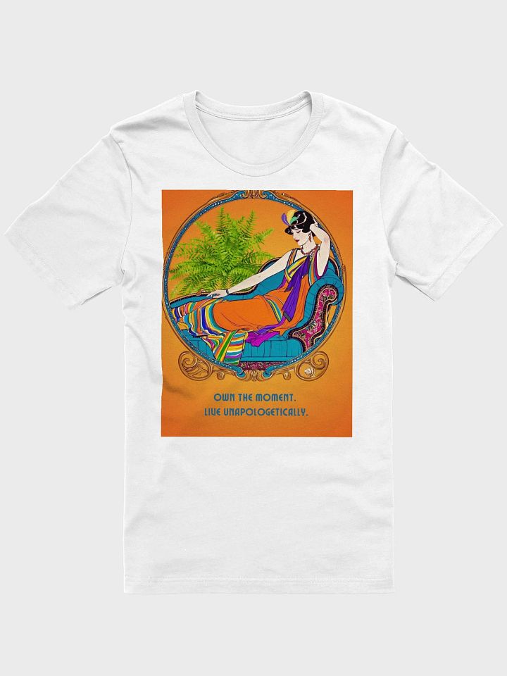 Own the Moment. Live Unapologetically - 1920s Inspired Colorful Graphic - T-Shirt product image (21)