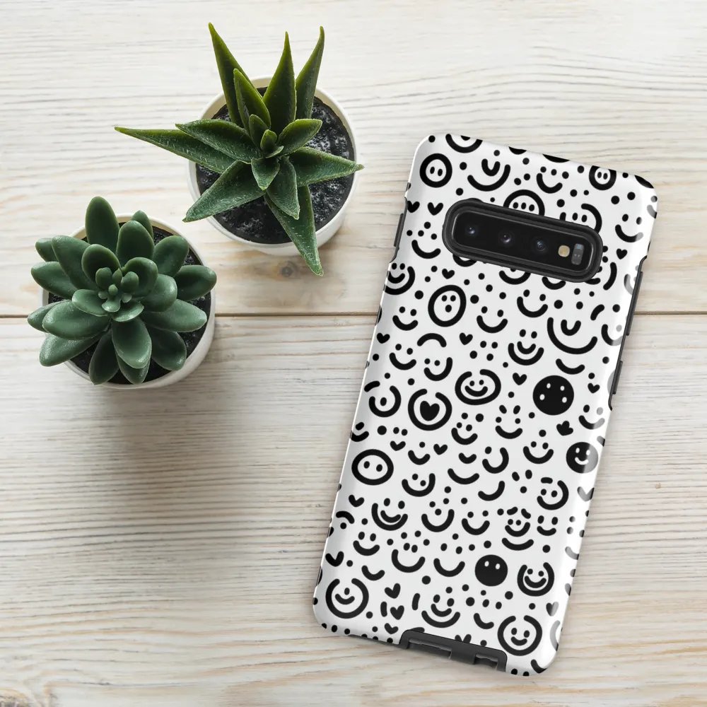 Whimsical Smiley Faces Tough Case product image (49)