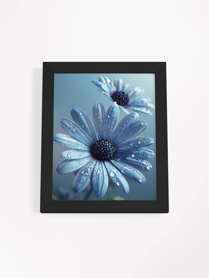 Dew-Kissed Blue Blossoms Poster product image (2)