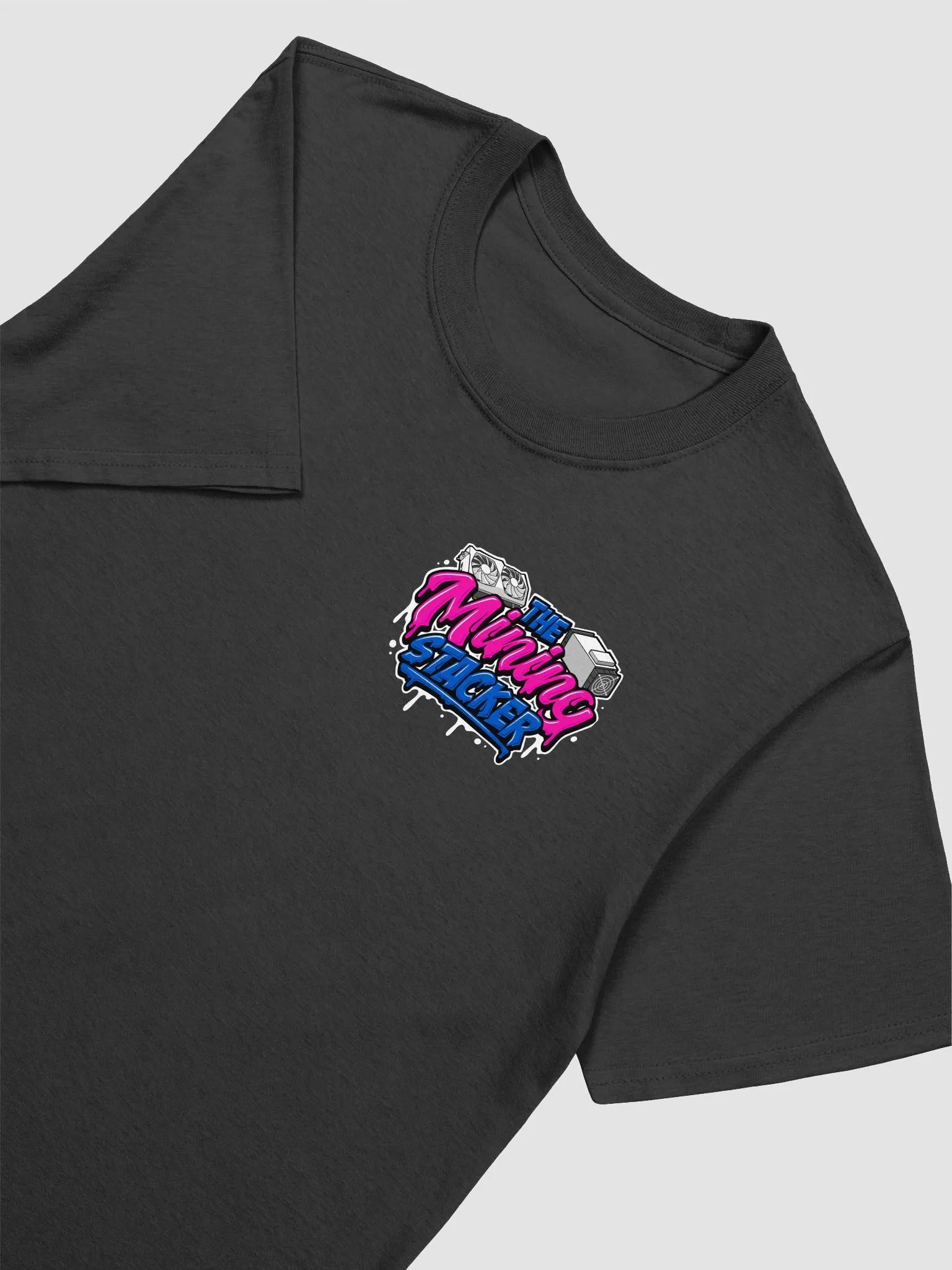 Mining Stacker Small Logo Black Tee product image (3)