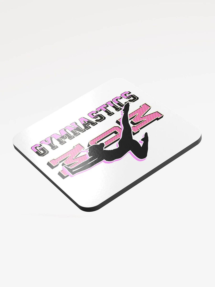 Mom Gymnastics Elegant Silhouette Coaster Set product image (3)