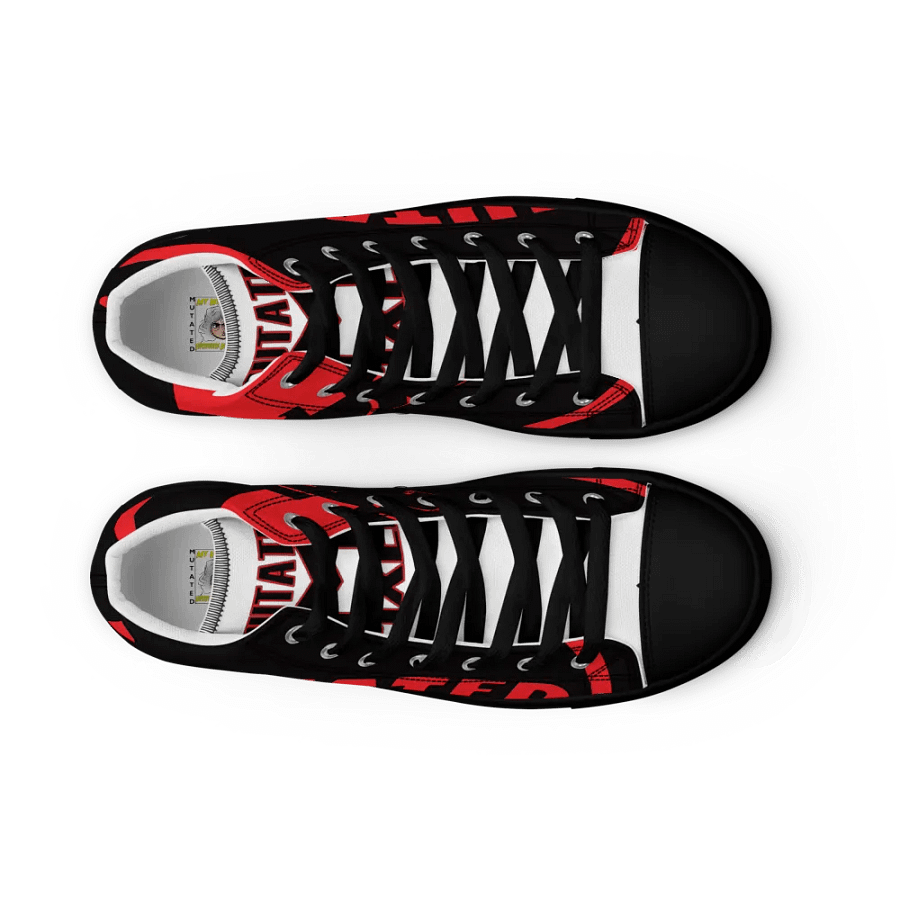 Mutated Pixel Comics High Top Canvas Shoes product image (9)