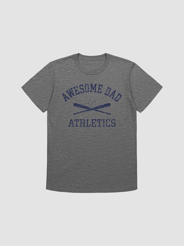 Awesome Dad Athletics Baseball Slamming Home Runs Gifts for Dads T-shirt product image (1)
