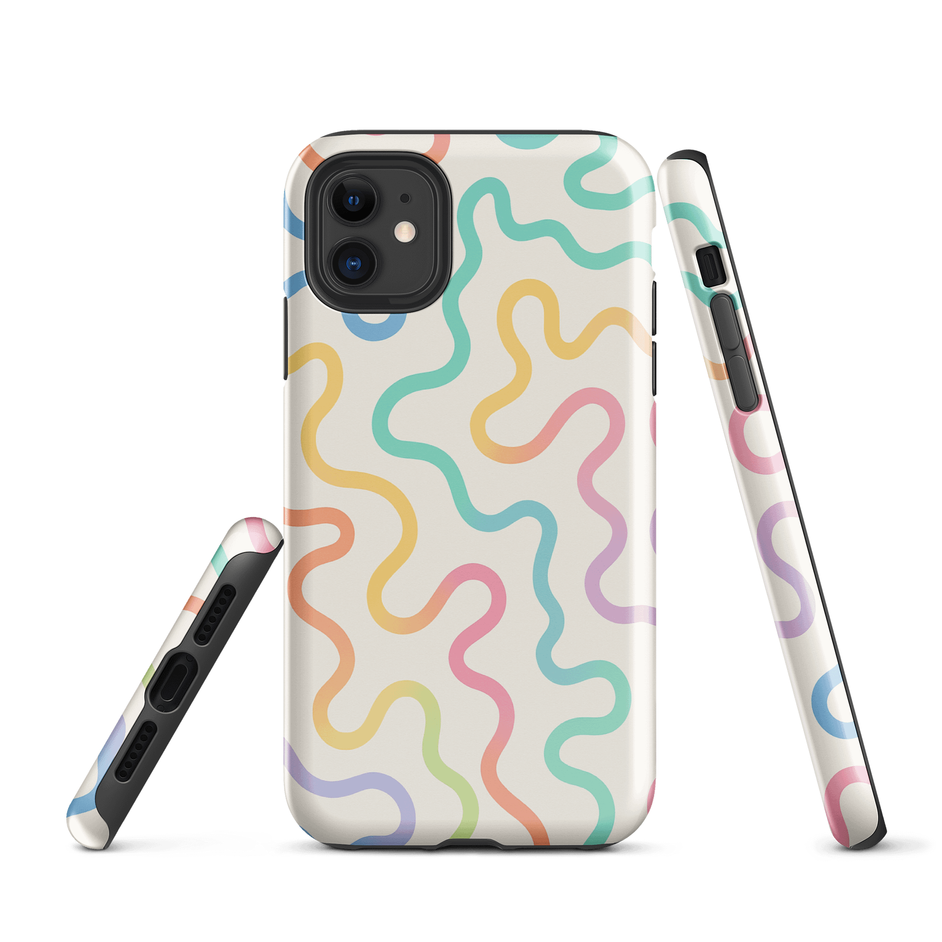 Pastel Maze iPhone® Tough Case product image (1)