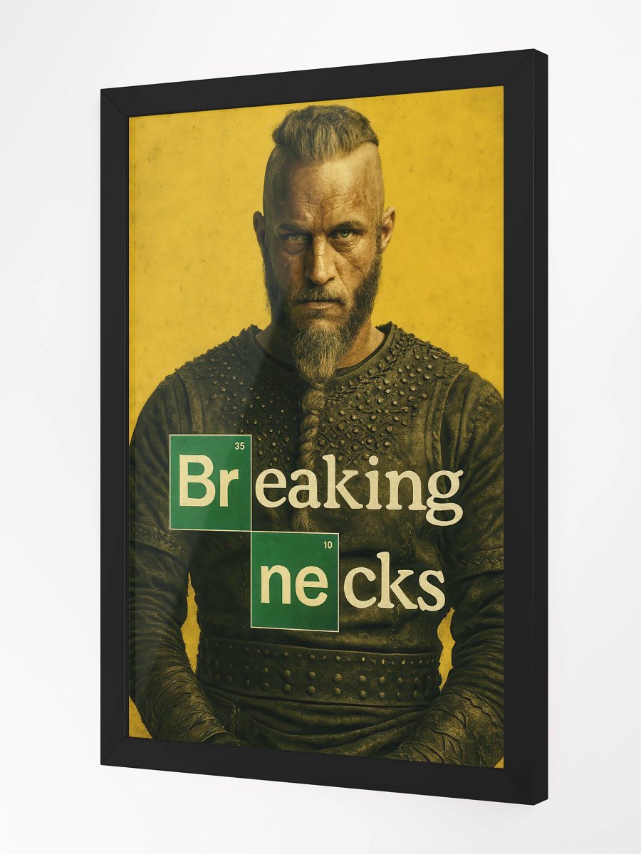 Breaking Necks Ragnar Wood Framed Matte Poster product image (8)