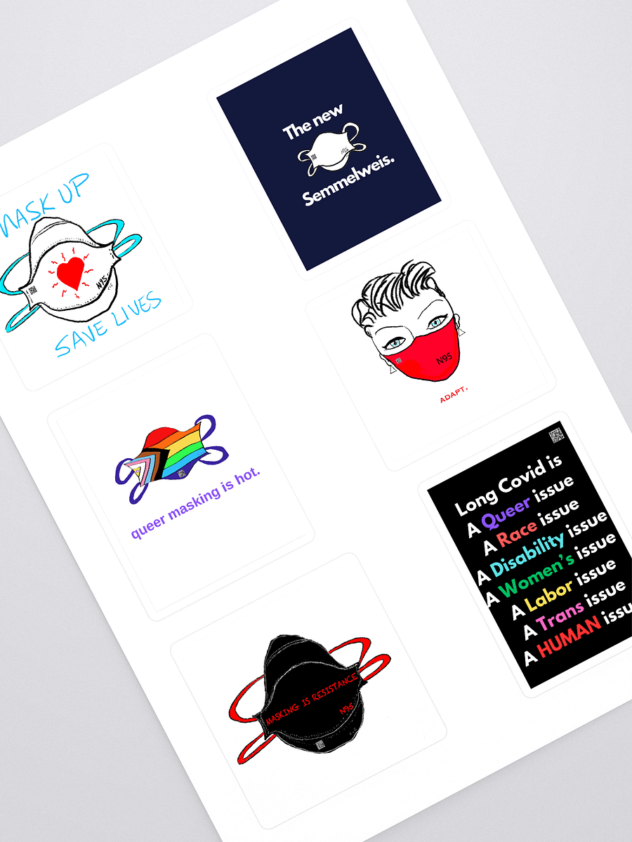 Sticker variety 6 pack product image (1)