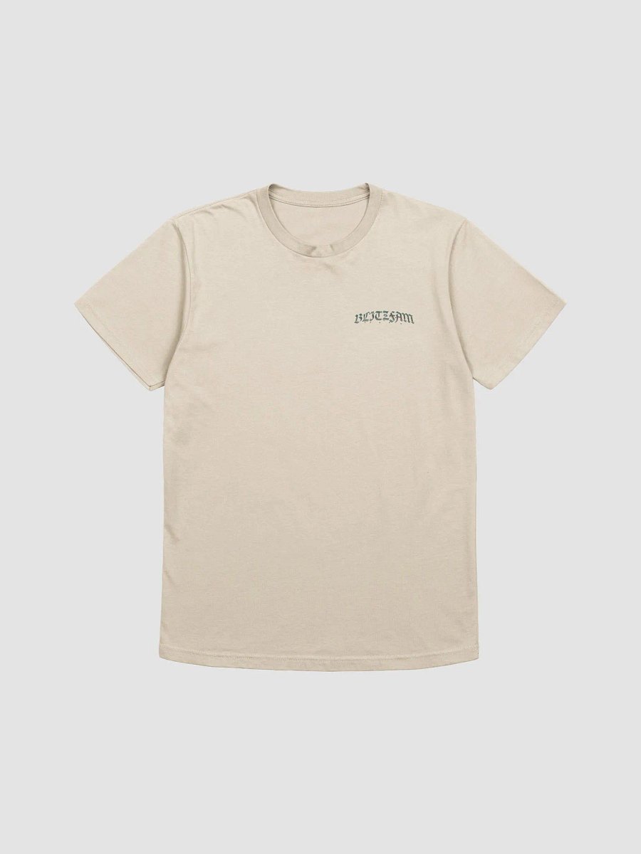 Cream t shirt chrome left logo product image (1)