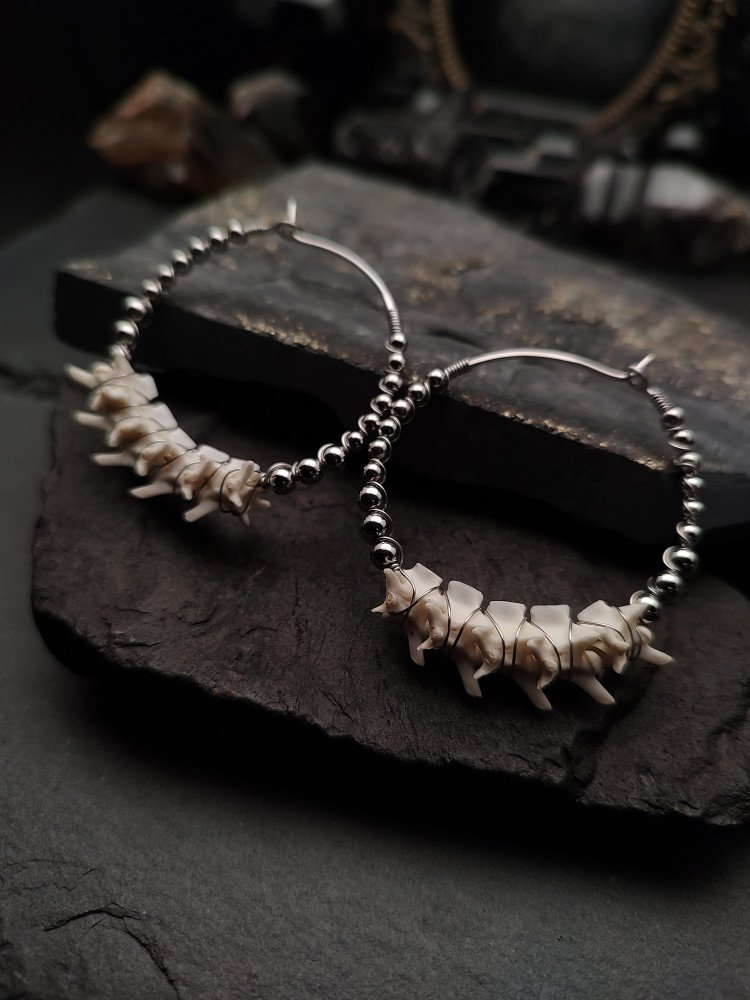 Earrings Bone Vault - Vert Flow II product image (1)
