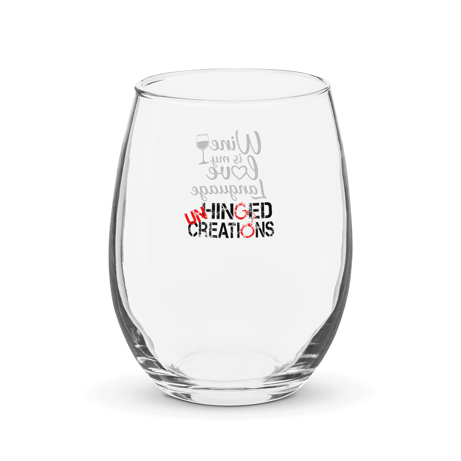 Wine is My Love Language Wine Glass product image (2)