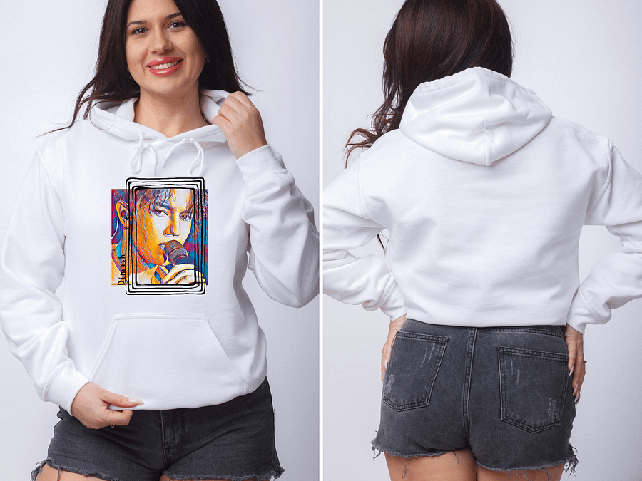 Singer From Kazakhstan Gildan Unisex Hoodie product image (46)