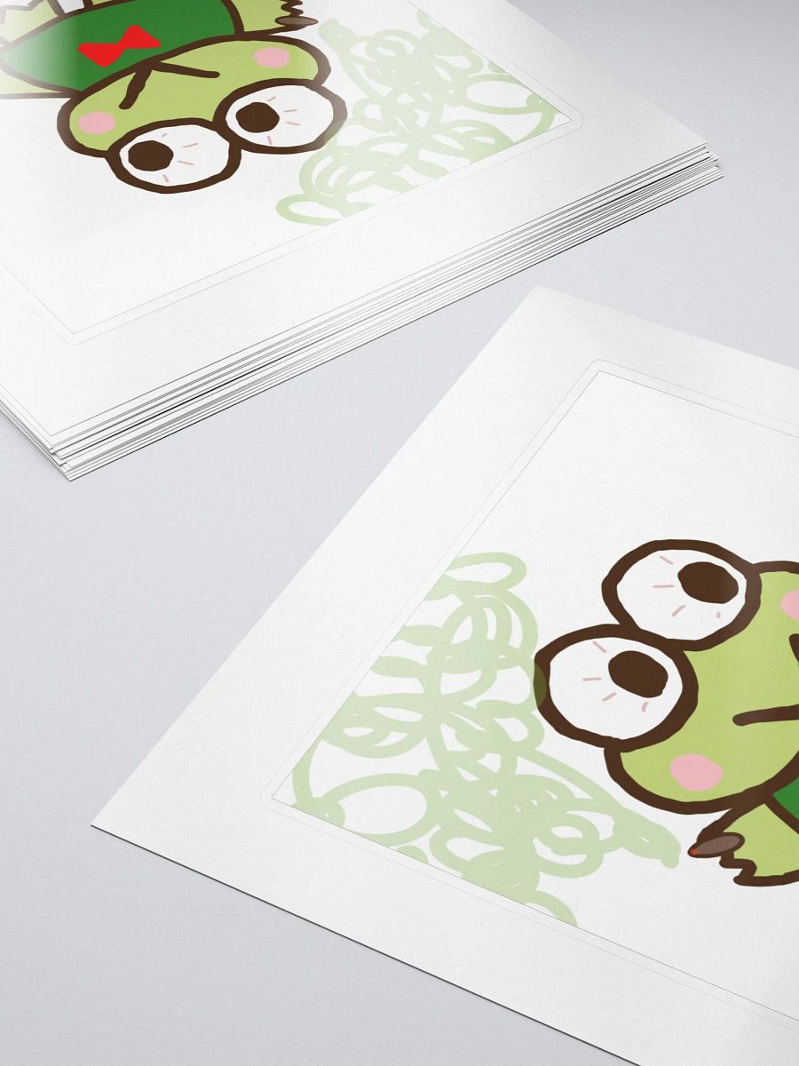 Keroppi Sanrio Smoking Sticker product image (5)