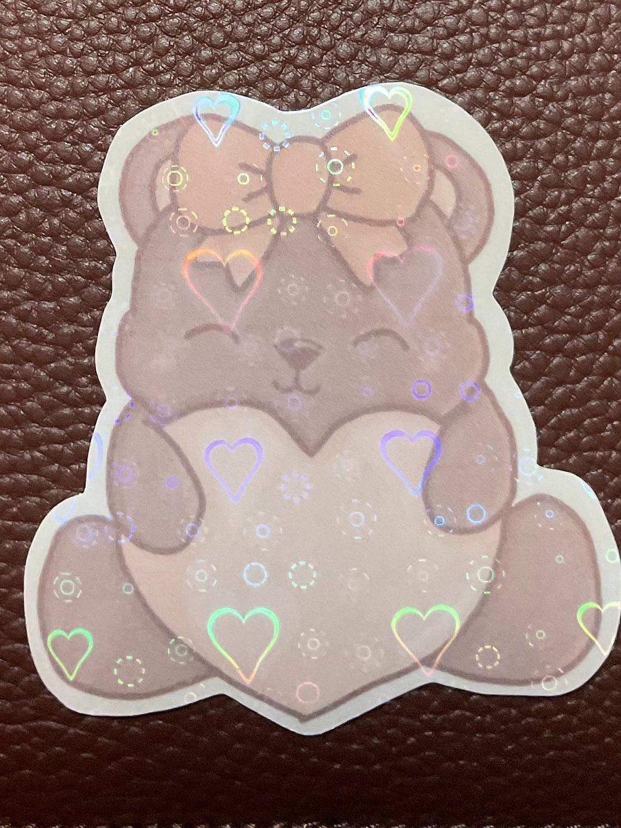 Kawaii Bear love Sticker product image (2)