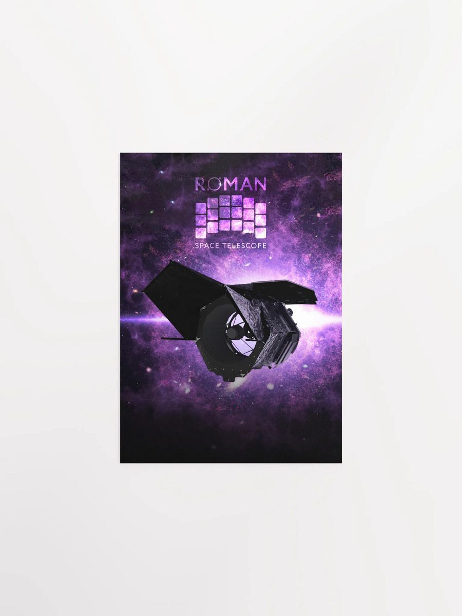 Nancy Grace Roman Space Telescope poster — NASA space print, Science wall art, Futuristic Space poster, Astronomy home decor, NGRST wall art product image (6)