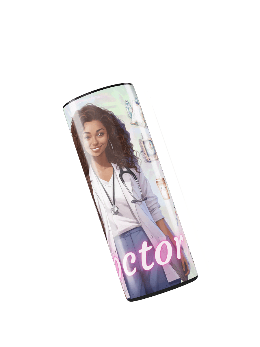 Black Doctor 20 oz Skinny Stainless Steel Tumbler product image (4)
