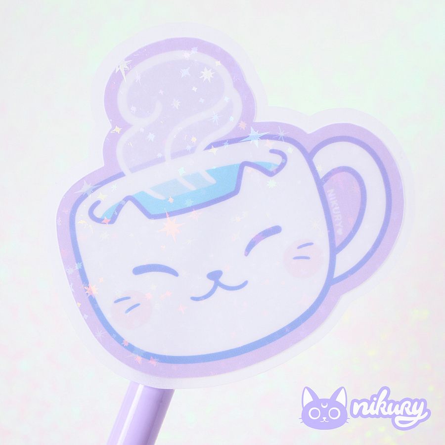 Glitter Kittea Sticker product image (4)