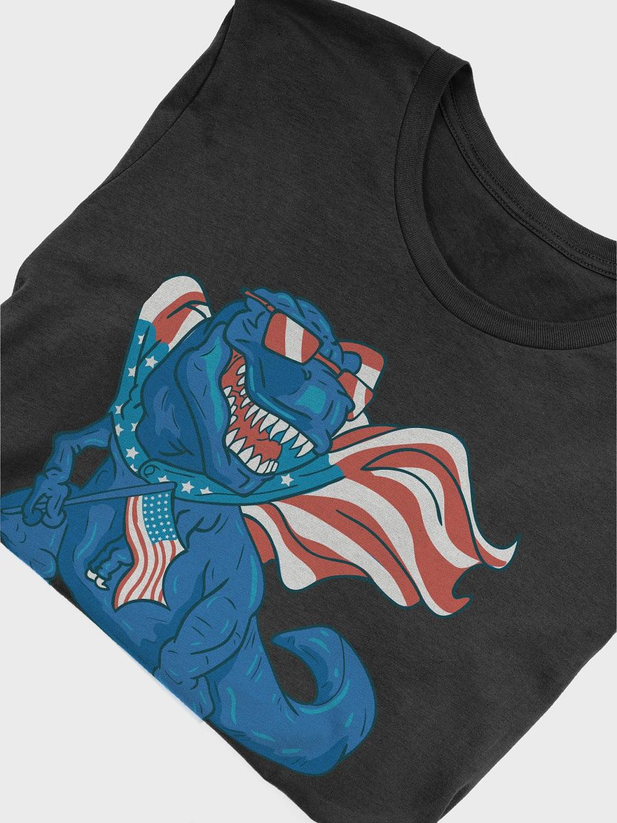USA Patriotic T-Rex Dinosaur American Flag T-Shirt product image (53)