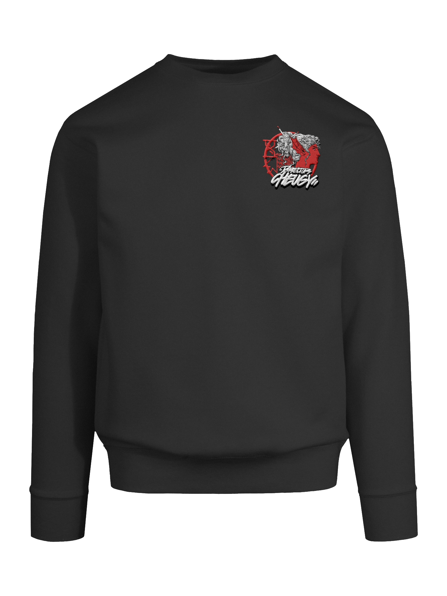 Bustin Crew Neck Sweatshirt (Red) product image (9)