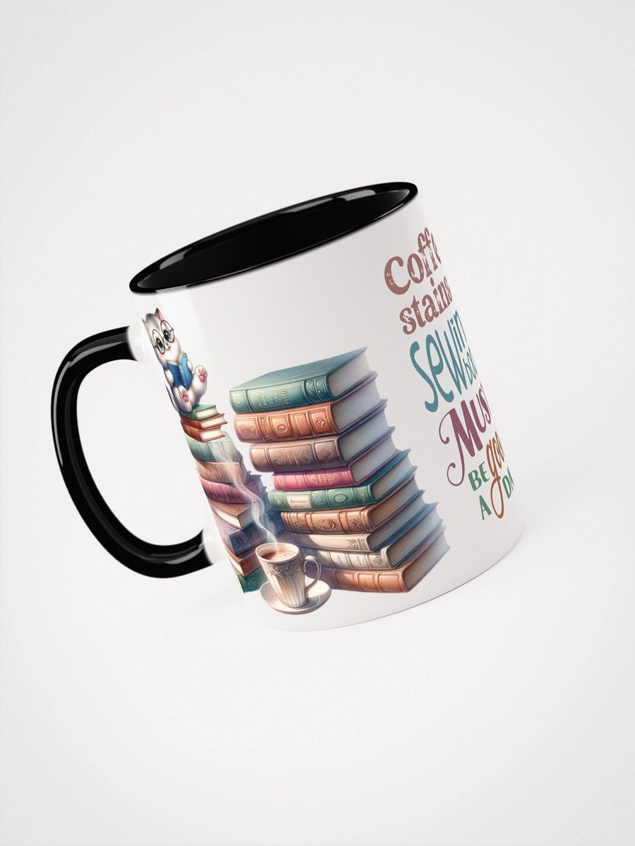 Whimsical Sewing Book Lover's Mug product image (4)