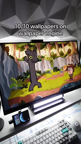ALL WALLPAPERS 🔗 IN BIO

Wallpaper Engine is on Steam. Rainmeter tutorial for the day/date is linked in my bio @nightxparade ...