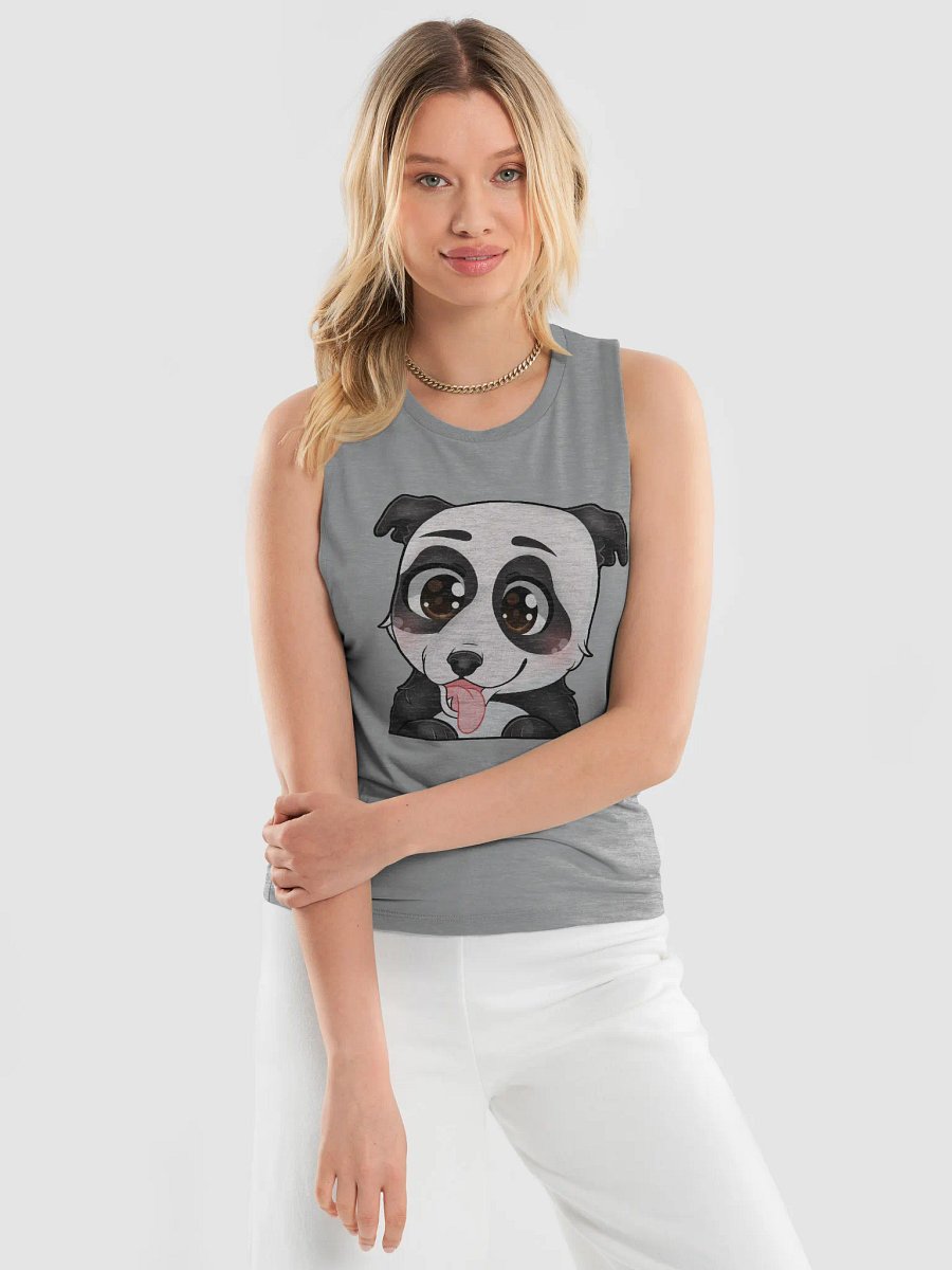Koga Panda - Bella+Canvas Women's Flowy Muscle Tank product image (17)