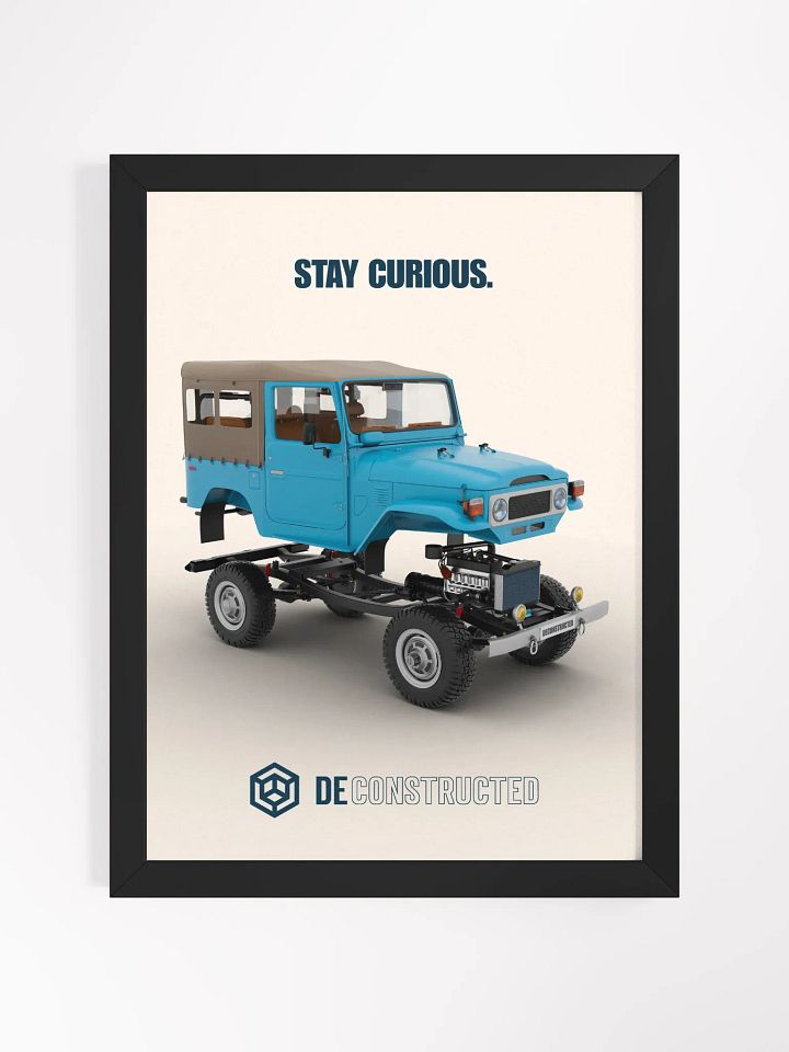 4x4 Exploded View Framed Poster product image (1)