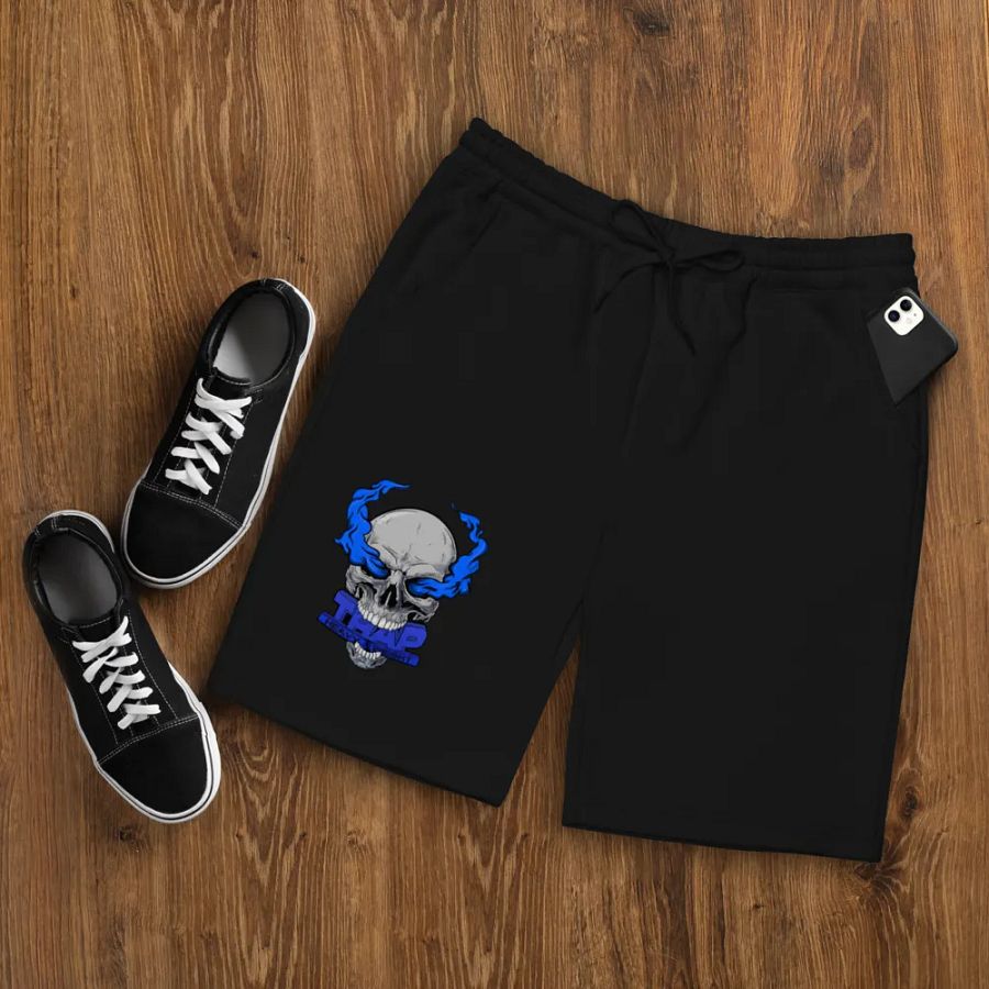 Trap Heavyweight Sweatshorts (Blue Logo) product image (3)