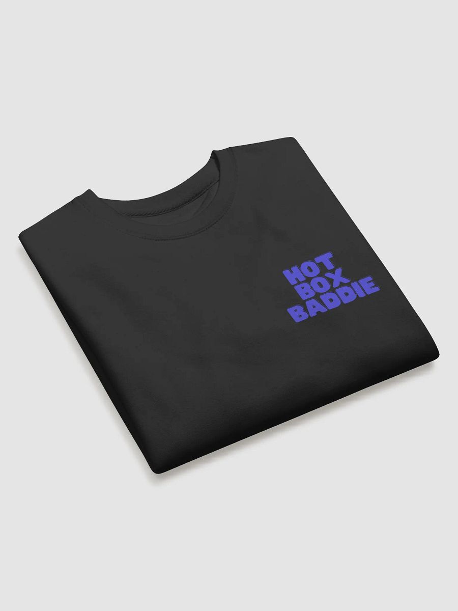 UNISEX HOT BOX FAM BADDIE AND SOLID ROYAL BLUE LOGO SWEATSHIRT product image (3)