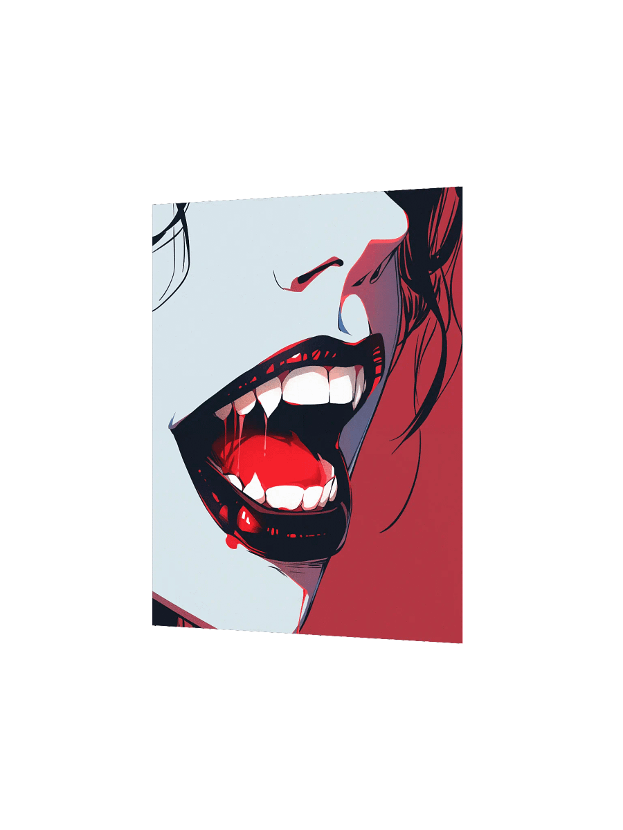 Vampire Fangs Matte Poster product image (10)