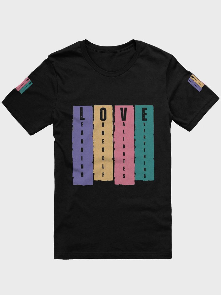 LOVE Vertical Panel T-Shirt product image (1)