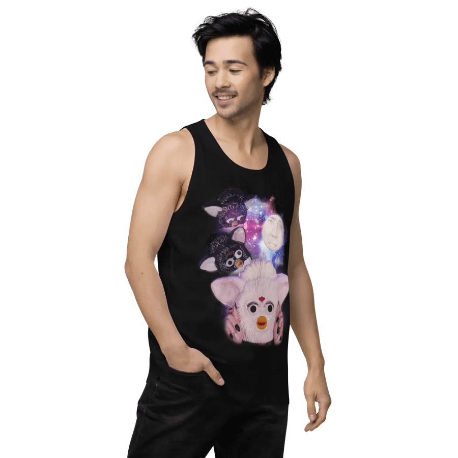 3 Furby's and a NicolasMoon ▪ Men's Tank Top product image (11)