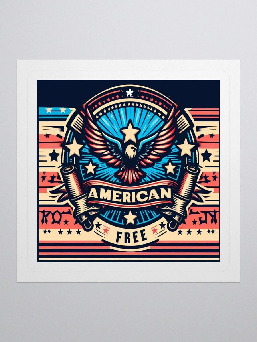 American Pride Eagle Kiss Cut Stickers product image (2)