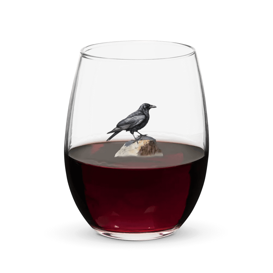 Prestige Crow Stemless Wine Glass - Motif IV product image (5)