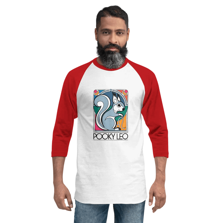 leo astrology Geometric Squirrel Stained Glass Tee product image (2)
