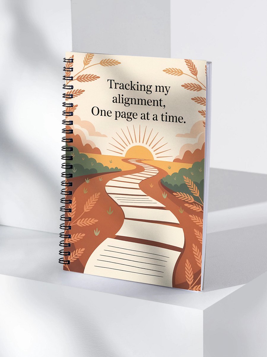 Tracking My Alignment Human Design Spiral Notebook product image (4)