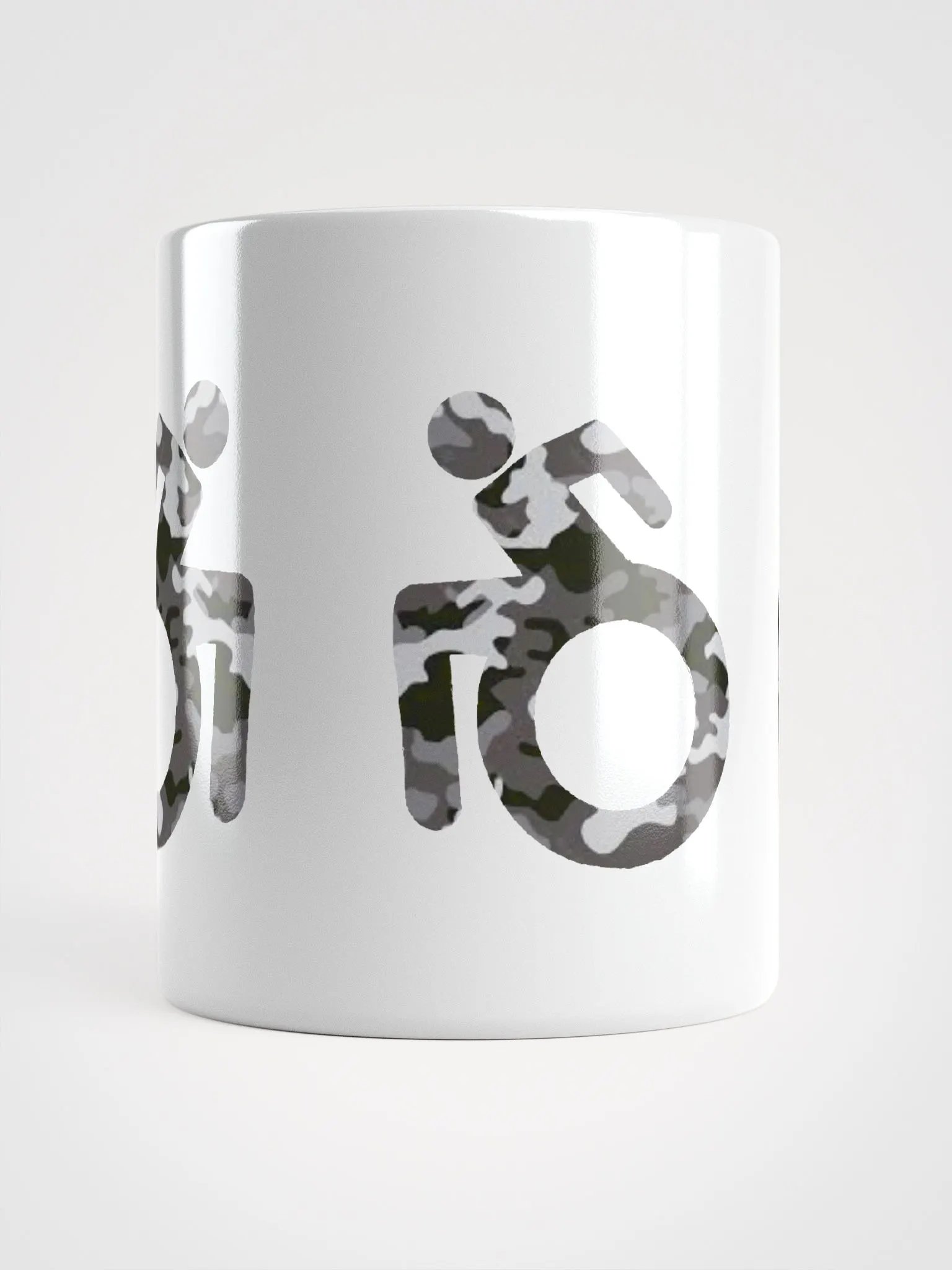 Wheelie, Dark Gray Camo Mug product image (5)