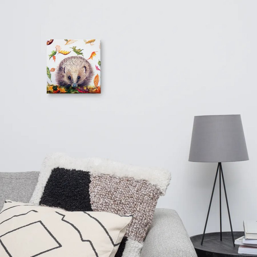 Cute Autumn Hedgehog Print product image (14)