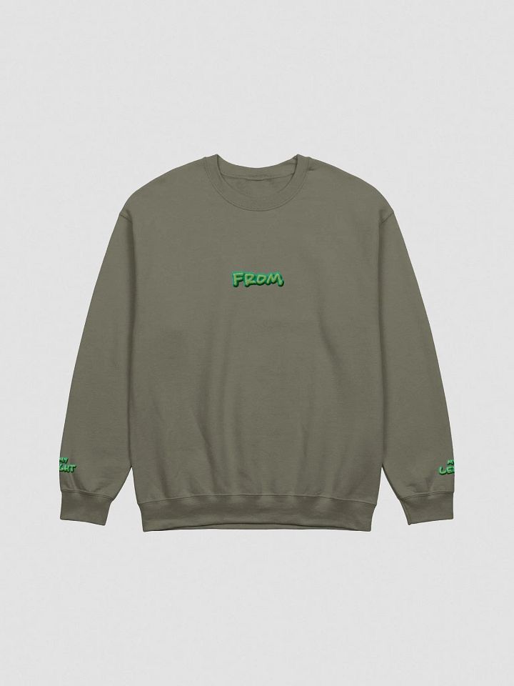 my left from my right embroidered crewneck (MOSS DESIGN) product image (2)