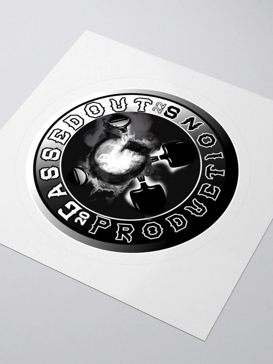 GassedOut Shovel Logo Sticker product image (6)