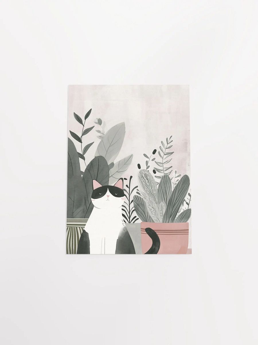 Whiskers and Leaves Matte Poster product image (7)