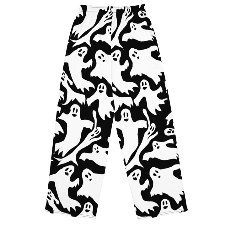 Ghosts Pattern Wideleg Pants product image (1)