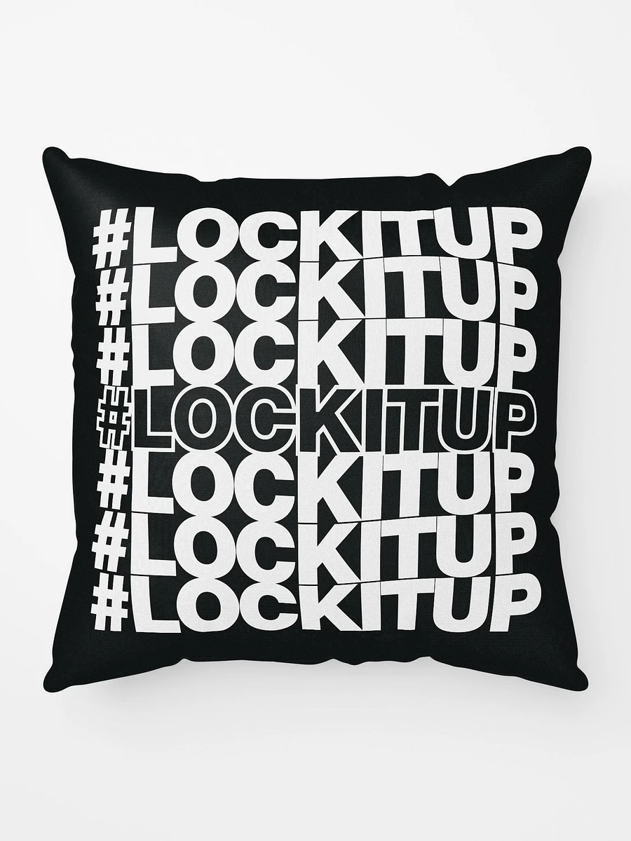 #LOCKITUP B&W - Throw Pillow product image (5)