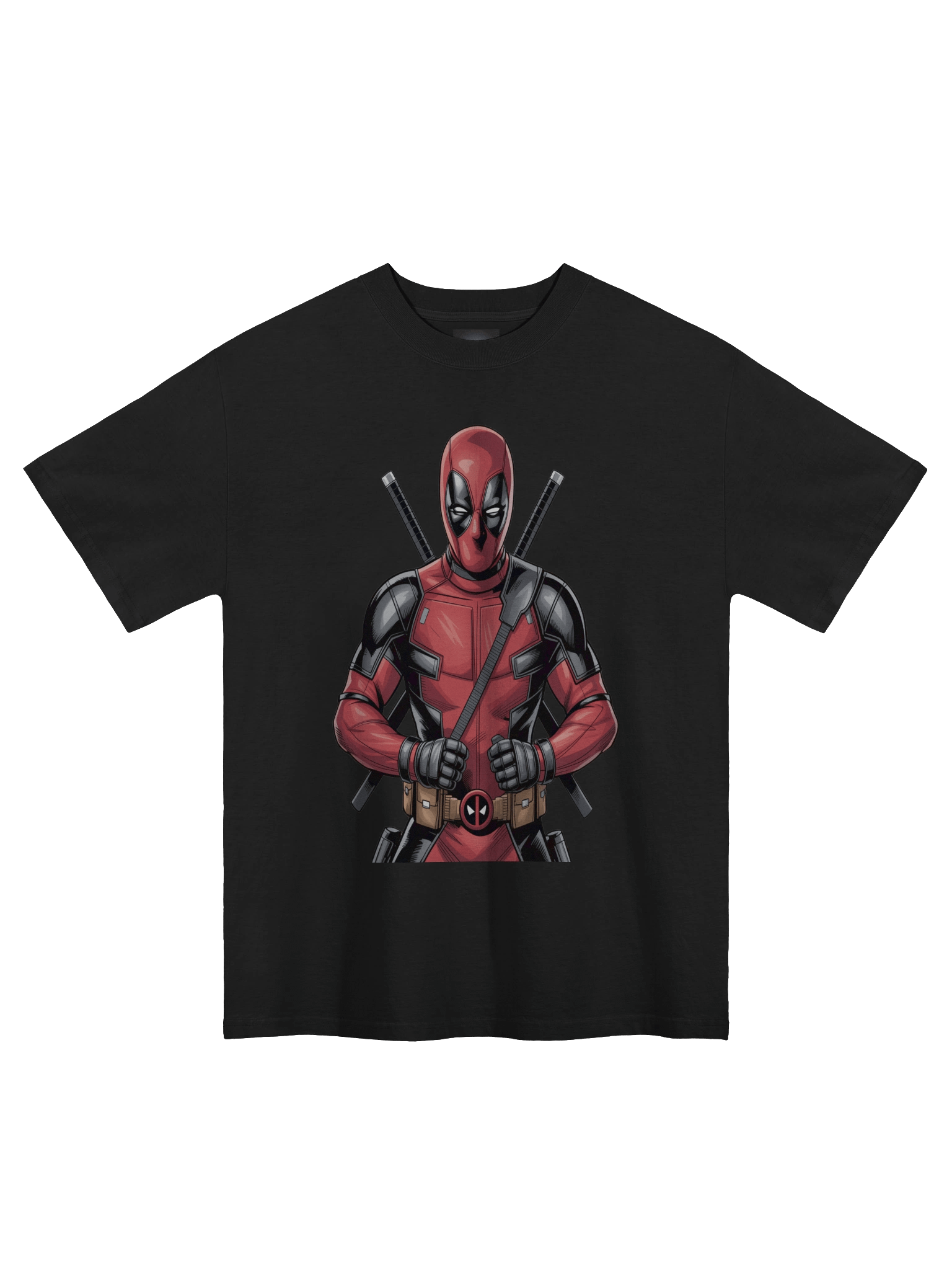 Deadpool Veiled Vendetta Oversized Faded T-Shirt product image (3)